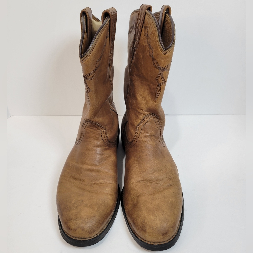 Ariat Heritage Western Roper Distressed Leather Low-profile Cowboy Boat - Picture 4 of 9